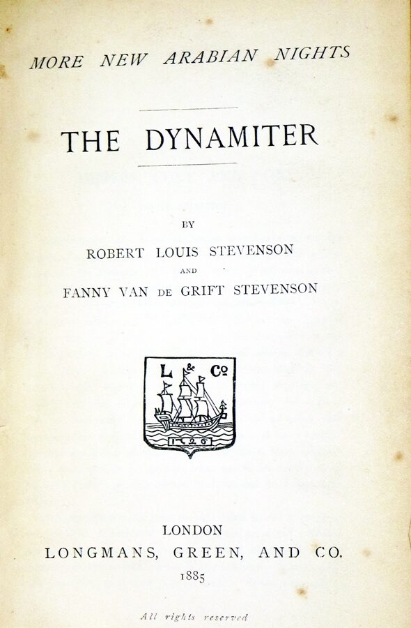 The Dynamiter, More New Arabian Nights | Robert Louis Stevenson, Fanny ...